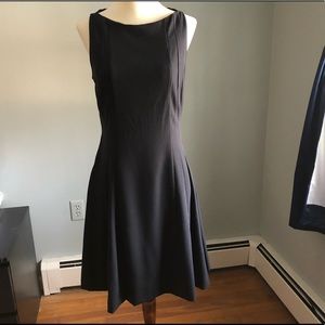 Banana republic sleeveless black dress